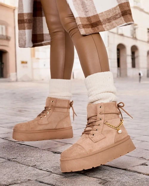 Жіночі черевики Woruces на шнурівці Royalfashion