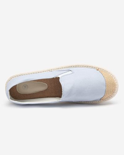 OUTLET Světle modré dámské espadrilky Joll - Obuv