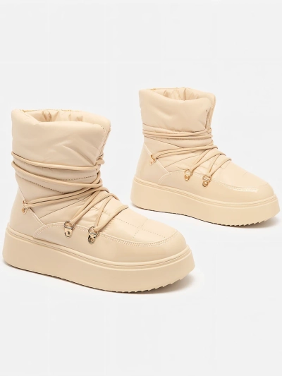 Жіночі снігоступи Royalfashion бежевого кольору Dabenda