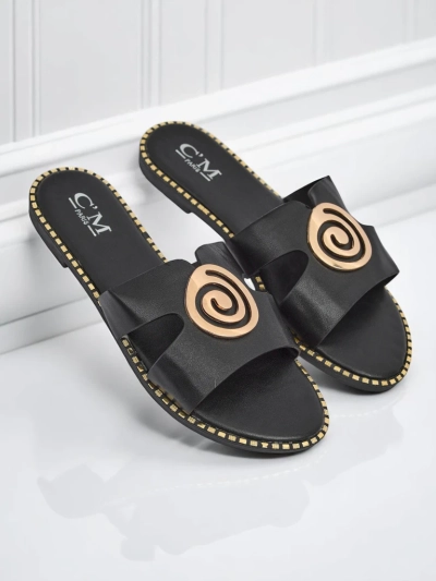 Royalfashion Dámské pantofle na ploché podrážce Glam Bliss