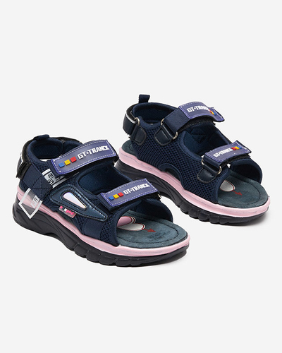 Босоніжки для дівчат темно-синього кольору Umaf- Shoes