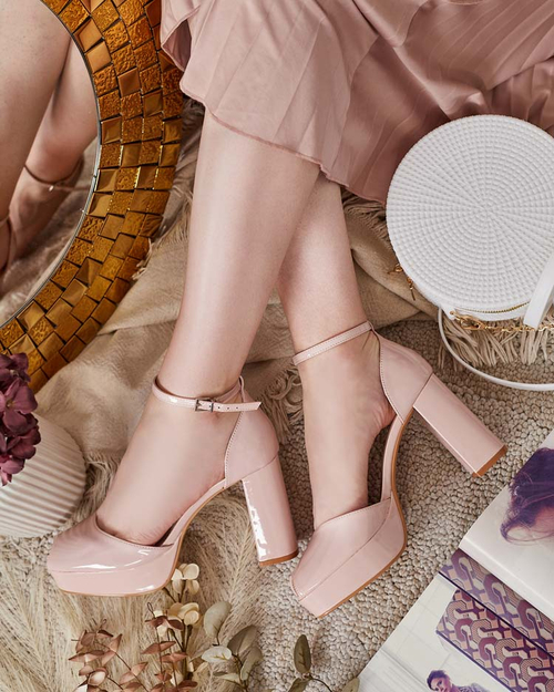 Royalfashion Жіночі лаковані босоніжки Lefeyoa