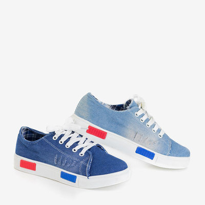 Dámské riflové dámské tenisky Motia - Obuv