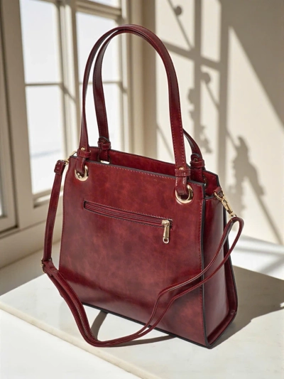 Dámská shopper kabelka z eko kůže Silent Raven