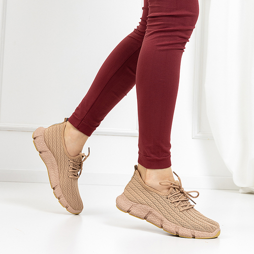 Бежеві жіночі кросівки Noliko