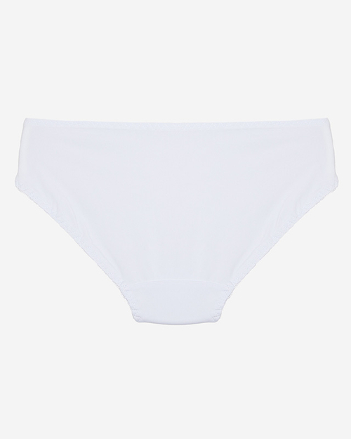 Білі жіночі трусики з мереживом - Нижня білизна