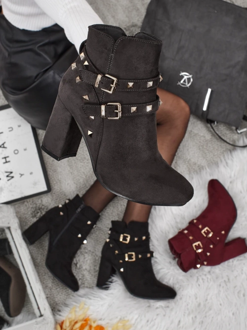 Buty Damskie Rialto z Ozdobnymi Klamrami