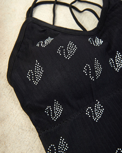 Жіночий спортивний бюстгальтер Royalfashion з цирконами