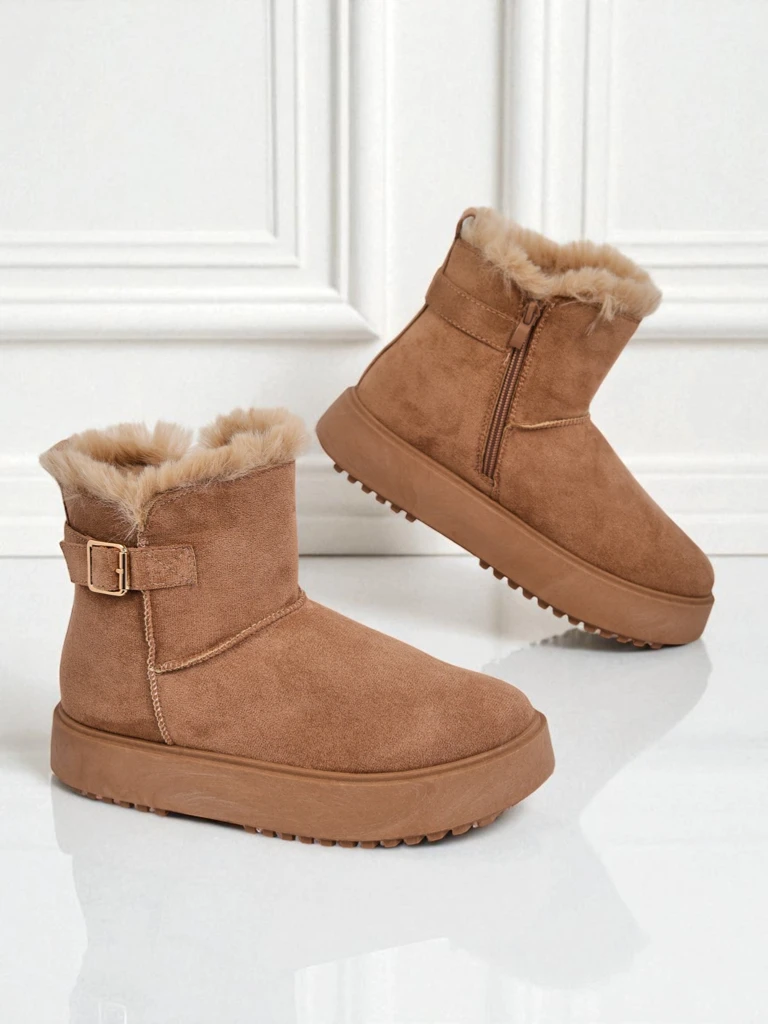 Royalfashion Krátké boty a'la sněhule dámské Winter Crest