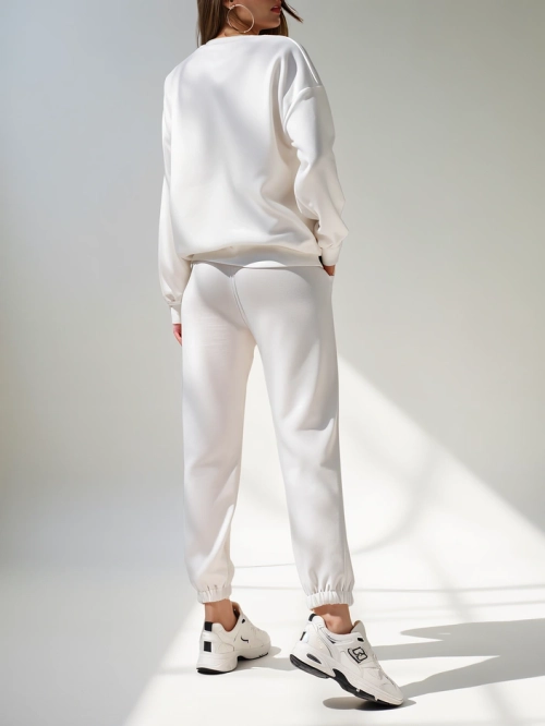 Royalfashion жіночий в'язаний комплект з квіткою