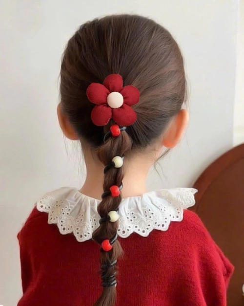 Royalfashion Гумка для волосся пружинка з маленькою квіточкою Blossom Coil