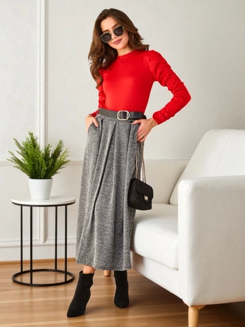 Жіноча міді-спідниця Royalfashion