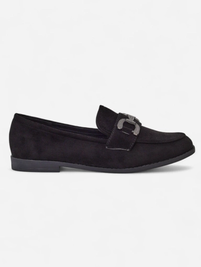 Royalfashion Elegantní dámské loafers se zdobením z chirurgické oceli Zante