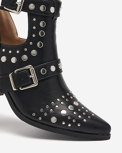 Černé kotníkové boty s Farrcy jety - Obuv