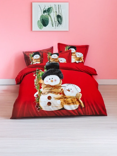 Royalfashion Vánoční povlečení 200x220 set 4-DÍLNÝ