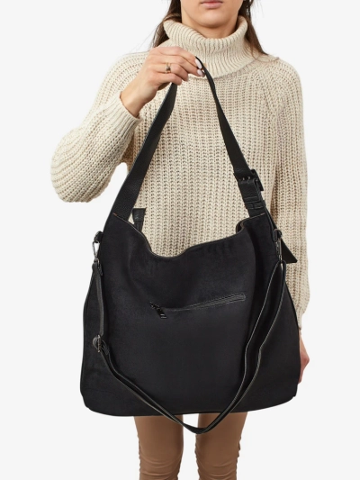 Dámská shopper kabelka eko semišová Donenn