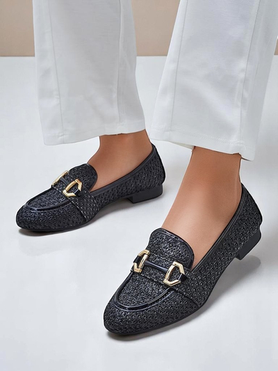 Royalfashion Ажурні жіночі лофери Sallim
