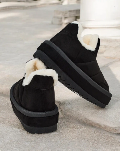 Royalfashion Dámské krátké boty Zoeno a'la snow boots
