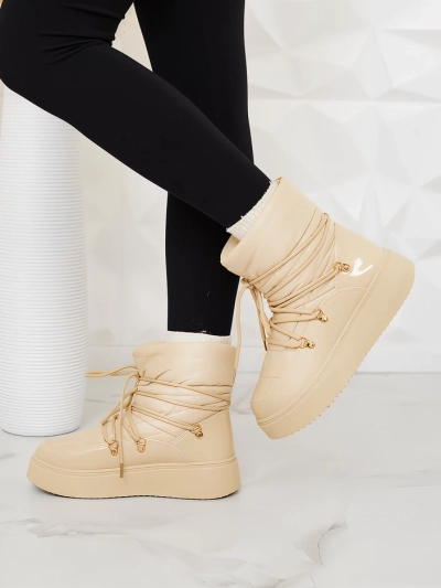 Жіночі снігоступи Royalfashion бежевого кольору Dabenda