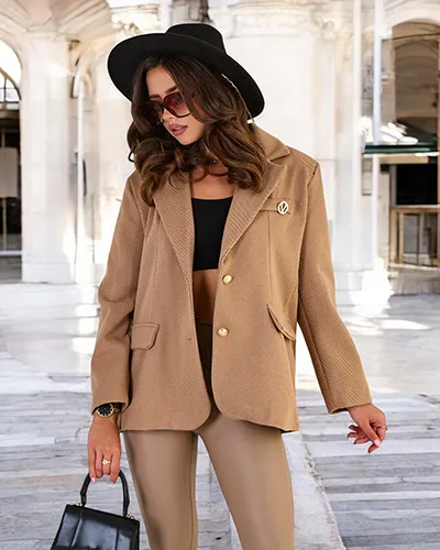 Royalfashion Dámský krátký kabát