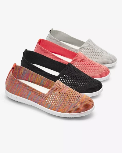 Ажурні різнокольорові сліпони з тканини Sadola - Взуття
