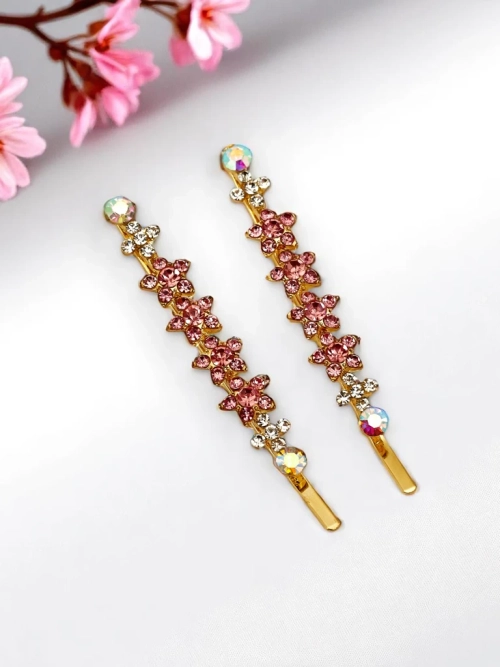 Royalfashion Шпилька для волосся з квіткою з страз Sparkle Blossom