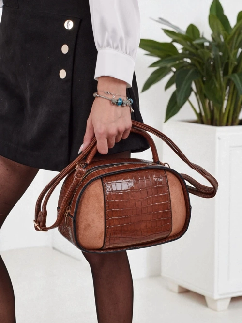 Маленька жіноча сумочка з екошкіри лакованої Lunar Space