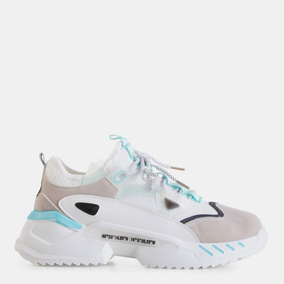 Mapsy bílé sportovní tenisky pro muže - obuv