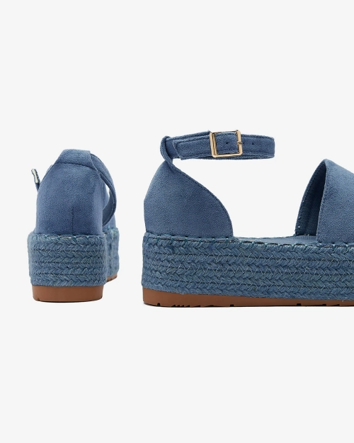 Сині жіночі еспадрильї Avos- Footwear