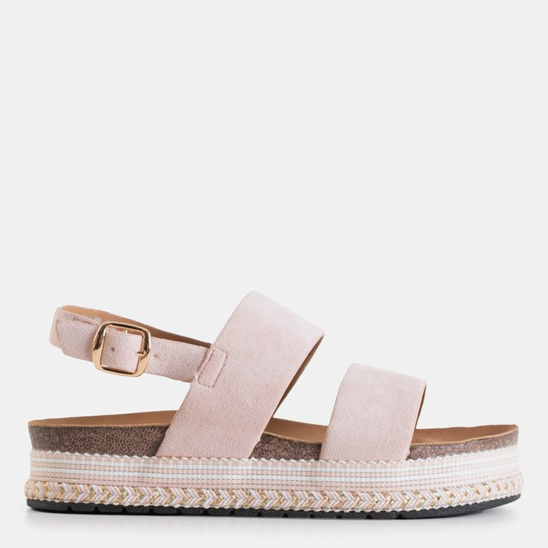 Růžové dámské sandály na platformě Kodenia - Obuv