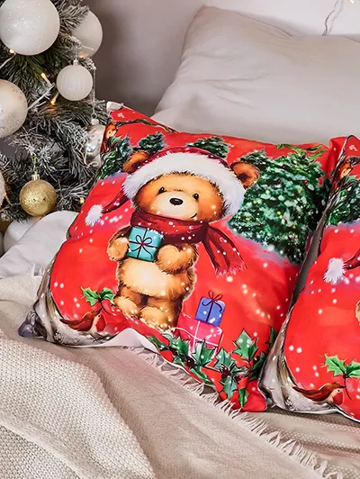 Royalfashion Vánoční dekorační polštářový povlak
