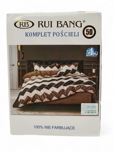 Royalfashion Vzorované povlečení 180x200 sada 3 DÍLNÁ