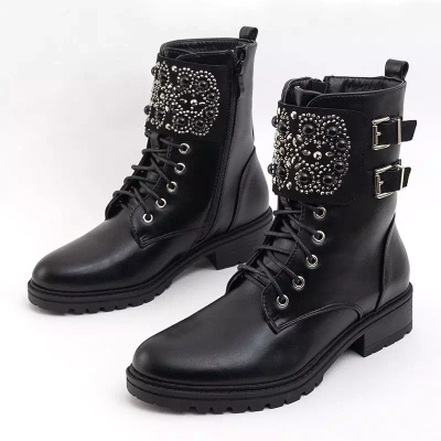 OUTLET Чорні високі жіночі черевики Cerviel - Взуття