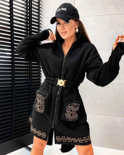Royalfashion Dámské mini šaty typu blůza