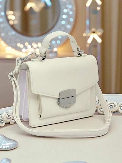 Royalfashion Жіноча клатч-сумочка з ручкою Amalthea Avorio