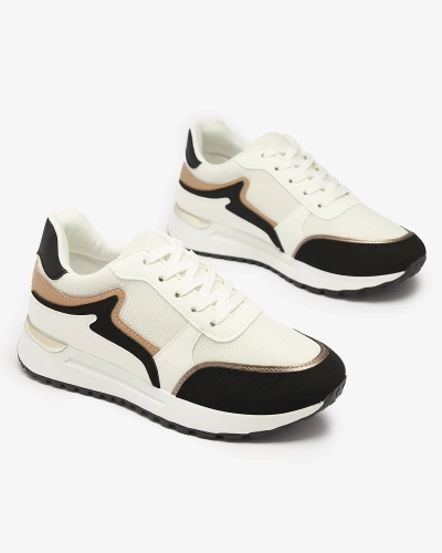 OUTLET Royalfashion Чорно-білі жіночі спортивні кросівки Vegris