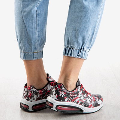 Jordánská černá a červená sportovní obuv - Obuv 1