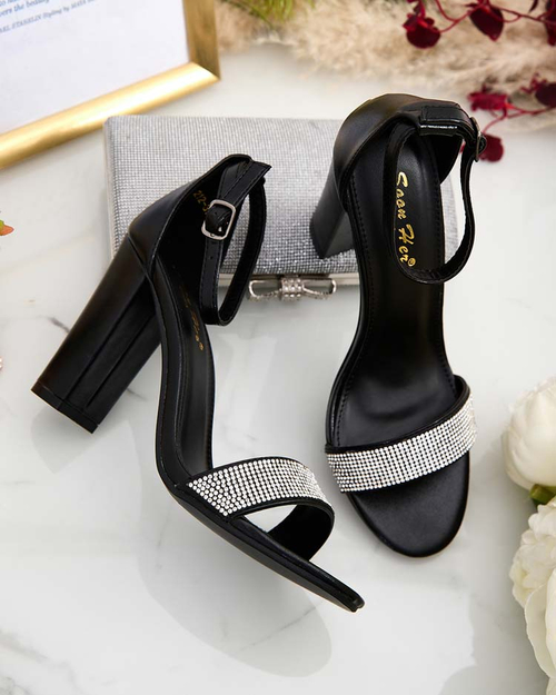 Жіночі туфлі-човники Royalfashion з цирконієм Kettilca