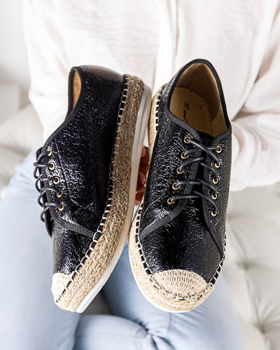 Сріблясті жіночі кросівки на шнурівці Furmoni - Shoes