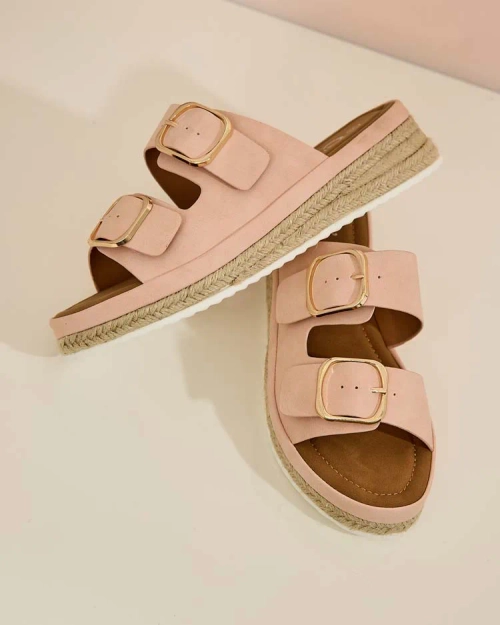 Royalfashion Жіночі шльопанці з пряжками Ossfo