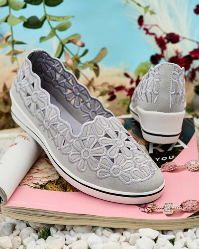 Royalfashion Жіночі напівчеревики на низьких підборах Dellio