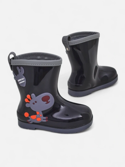 Dětské gumové holínky Royalfashion se samolepkami Funny Time
