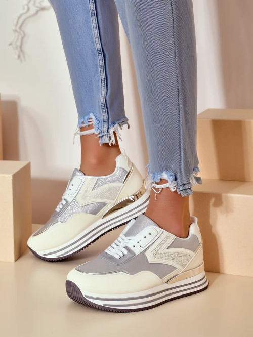 Royalfashion Жіночі кросівки з блискітками Borovis