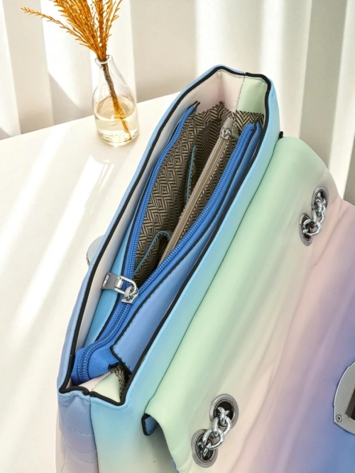 Royalfashion Жіноча маленька сумка зі штучної шкіри з омбре ефектом Sophie Rose