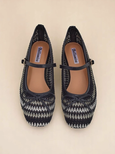 Royalfashion dámské baleríny z tkaniny s páskem Vanot