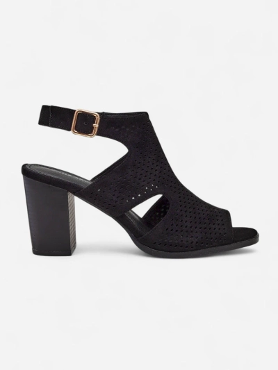 Royalfashion dámské sandály na blokovém podpatku s vyřezávanými detaily Abetle