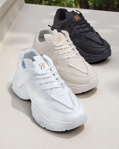 Royalfashion Dámské sportovní sneakers na silnější podrážce Quensi
