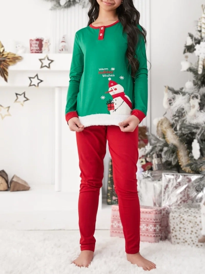 Royalfashion різдвяні дитячі піжами з принтом