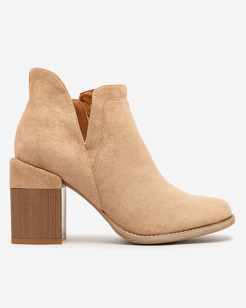 Royalfashion Світло-коричневі жіночі черевики Ricteas на шпильці