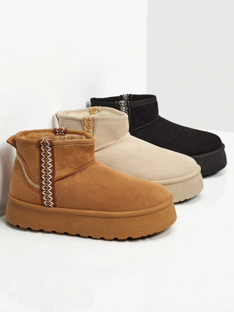 Krátké boty a'la sněhule dámské Pravel